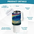 thumbnail image 4 of 40 Oz Car Handle Water Bottle Water Cup Water Bottle Water Jug Coffee Cup Travel Water Bottle Super Cool Rainbow, 4 of 8