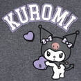 thumbnail image 4 of Hello Kitty Little Girls' 2-Piece Sweatshirt and Pants Set Kuromi Heather Grey, 4 of 4