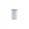 Rubbermaid Commercial 352000GY Untouchable Waste Container, Half-Round, Plastic, 21 gal, Gray