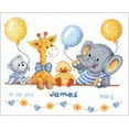 thumbnail image 2 of Vervaco Counted Cross Stitch Kit 10.75"X8.75"-Baby Shower Record On Aida (14 Count), 2 of 2
