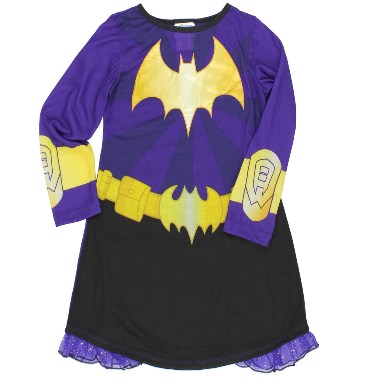 DC Super Hero Girls Batgirl Nightgown with Cape Pajamas F16G81HG Walmart
