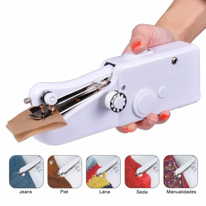 Portable Handheld Sewing Machine Stitch Home Mini Cordless Electric Tailor  Q 