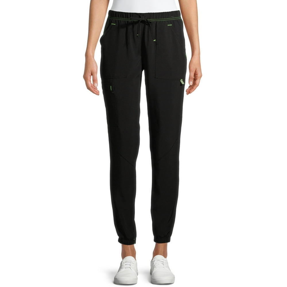 Scrubstar - Scrubstar Women's Seasonal Solid Contrast Jogger Scrub Pants - Walmart.com - Walmart.com