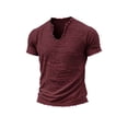 thumbnail image 2 of Mens Polo Shirts Short Sleeve Summer Oversized Fit Button Down Clothing Big and Tall Casual Work Shirts, L, 2 of 5