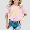thumbnail image 2 of Girls 100 Days of School Shirt for Girls Cute Print Round Neck Short Sleeve T Shirts Top School Days Shirts for Kids Student 3T, 2 of 4