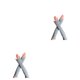 thumbnail image 2 of Guantes sin dedos Wosthever para niña gris claro 2Conjunto, 2 of 6