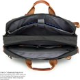 thumbnail image 4 of HLONK Convertible Backpack Shoulder bag Messenger Bag Laptop Case Business Briefcase Leisure Handbag Multi-functional Travel Rucksack Fits 17.3 Inch Laptop For Men / Women / Travel (grey), 4 of 7