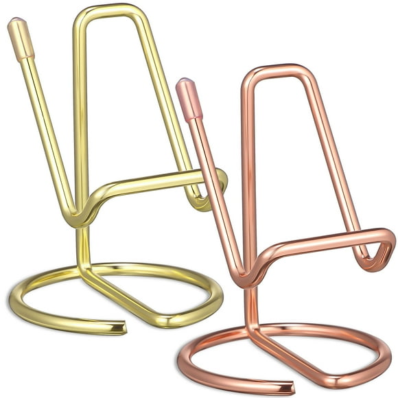 TAILTOSS 2Pcs Desktop Phone Holder Stand in Metal Material for Office and Home Storage Use