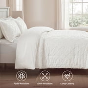U Bedsure U by Bedsure Boho Full Comforter Set, Tufted Shabby Chic Bedding Ivory White Comforter… — $35.99 (40% off)