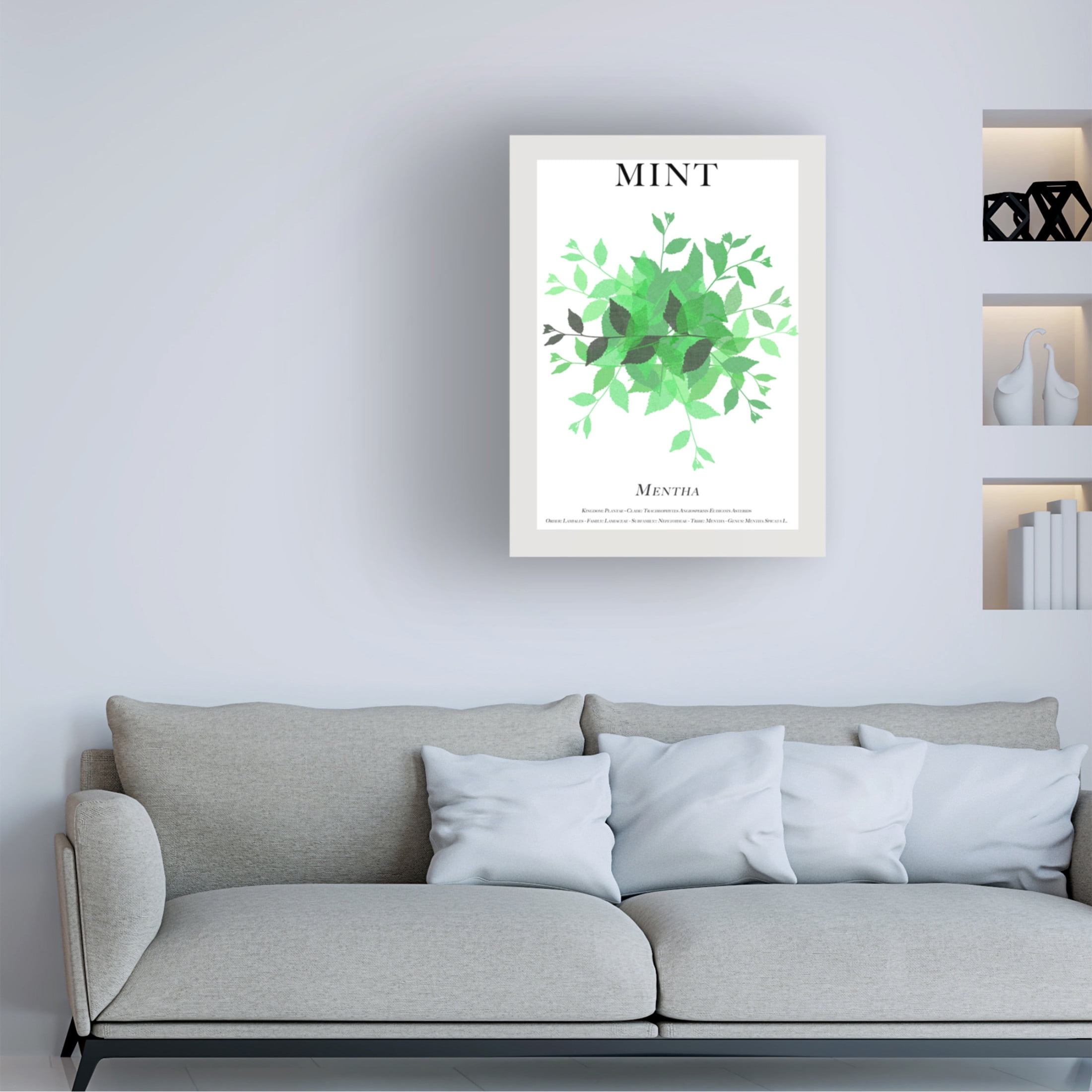 Trademark Fine Art Cartissi Mint Canvas Wall Art