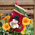 thumbnail image 4 of Decoración de patio Decoración de patio Calcetín de Navidad Mini calcetines Adornos de Navidad Bolsas de regalo para niños Santa Muñeco de nieve Reno 3 piezas JAMW Sencillez, 4 of 4