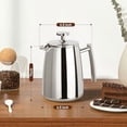 thumbnail image 2 of French Press Coffee Maker, 17-Ounce, 304 Stainless Steel Insulated Coffee Press with Extra Screen, 2 of 6