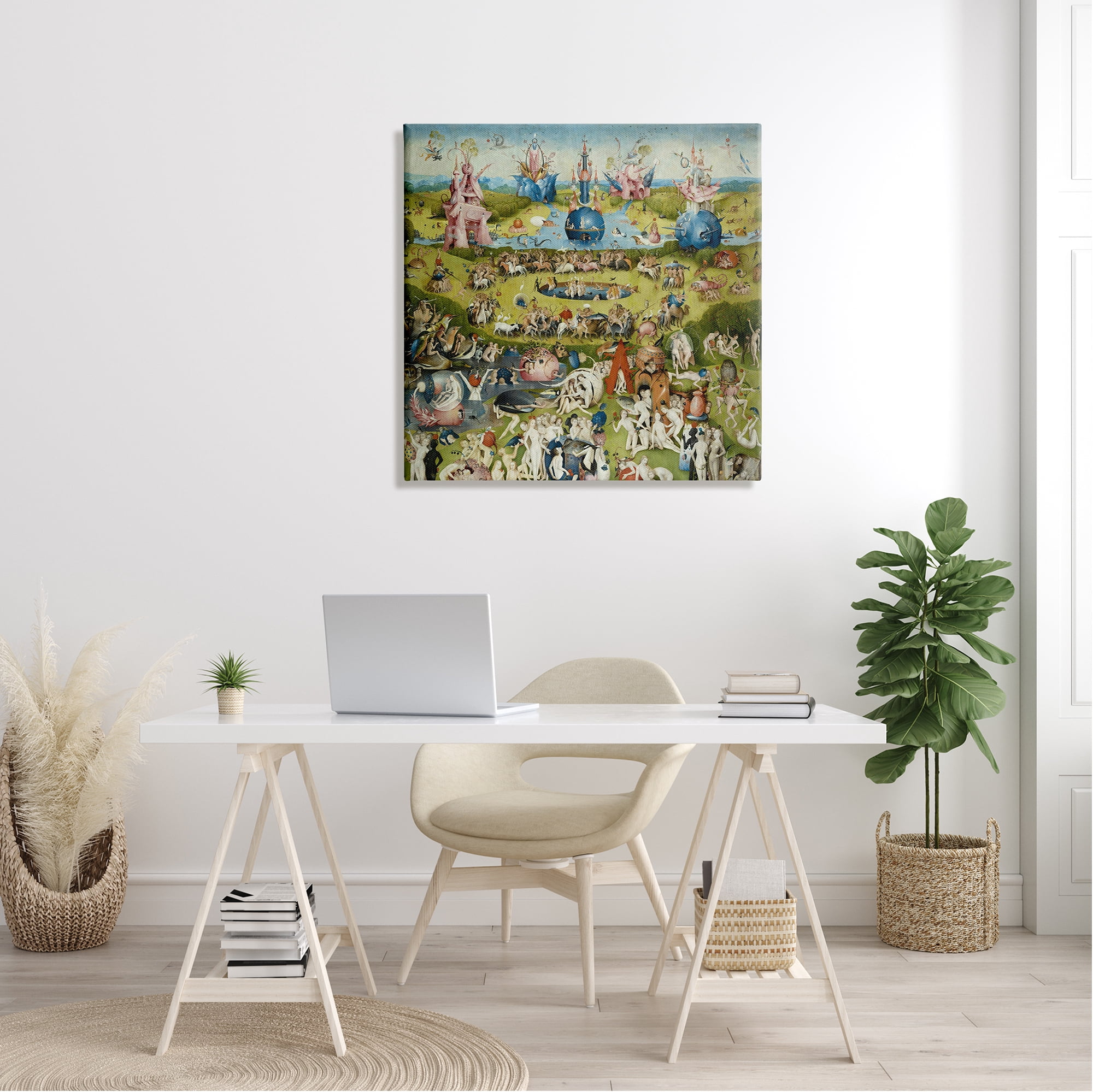 Stupell Industries Garden of Earthly Delights Center Panel Hieronymus Bosch Painting Painting Gallery Wrapped Canvas Print Wall Art, Design by one1000paintings