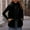 Black, variant on Comfortabele Double-Sided Fleece Jackets for Women Casual Lapel Collar Sleeveless Zipper Outerwear Vests with Kangaroo Pockets,Black,M