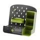 thumbnail image 4 of Organizador de tablero de clavija de escritorio con cajón, tarjetero de gran capacidad, portalápices con accesorios para niños, adultos, oficina, sala Negro, 4 of 7