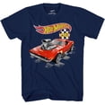 thumbnail image 1 of Camiseta Hot Wheels de manga corta para niños, azul marino, talla M, 1 of 7