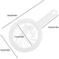 thumbnail image 5 of Ultra-fine Nylon Mesh Strainer I Plastic Strainer Filter Spoon For Soy Milk Coffee Milk Yogurt Juice(200 Mesh, 5 of 5