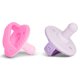 thumbnail image 1 of Munchkin Sili-Soothe & Teethe, Chupete de silicona y Teether, paquete de 2, rosa / púrpura, 1 of 3