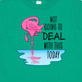 thumbnail image 4 of Inktastic Not Going to Deal with This Today- sleeping flamingo Boys or Girls Baby T-Shirt, 4 of 5