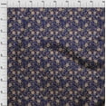 thumbnail image 4 of oneOone Viscose Chiffon Blue Fabric Asian Suzani Sewing Fabric By The Yard Printed Diy Clothing Sewing Supplies 42 Inch Wide, 4 of 5