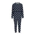 thumbnail image 3 of gbyLJF Womens 2 Piece Outfits Set Printed Round Neck Long Sleeve Pullover and Elastic Waisted Pants Sweatsuit Sets Pajamas Set, 3 of 5