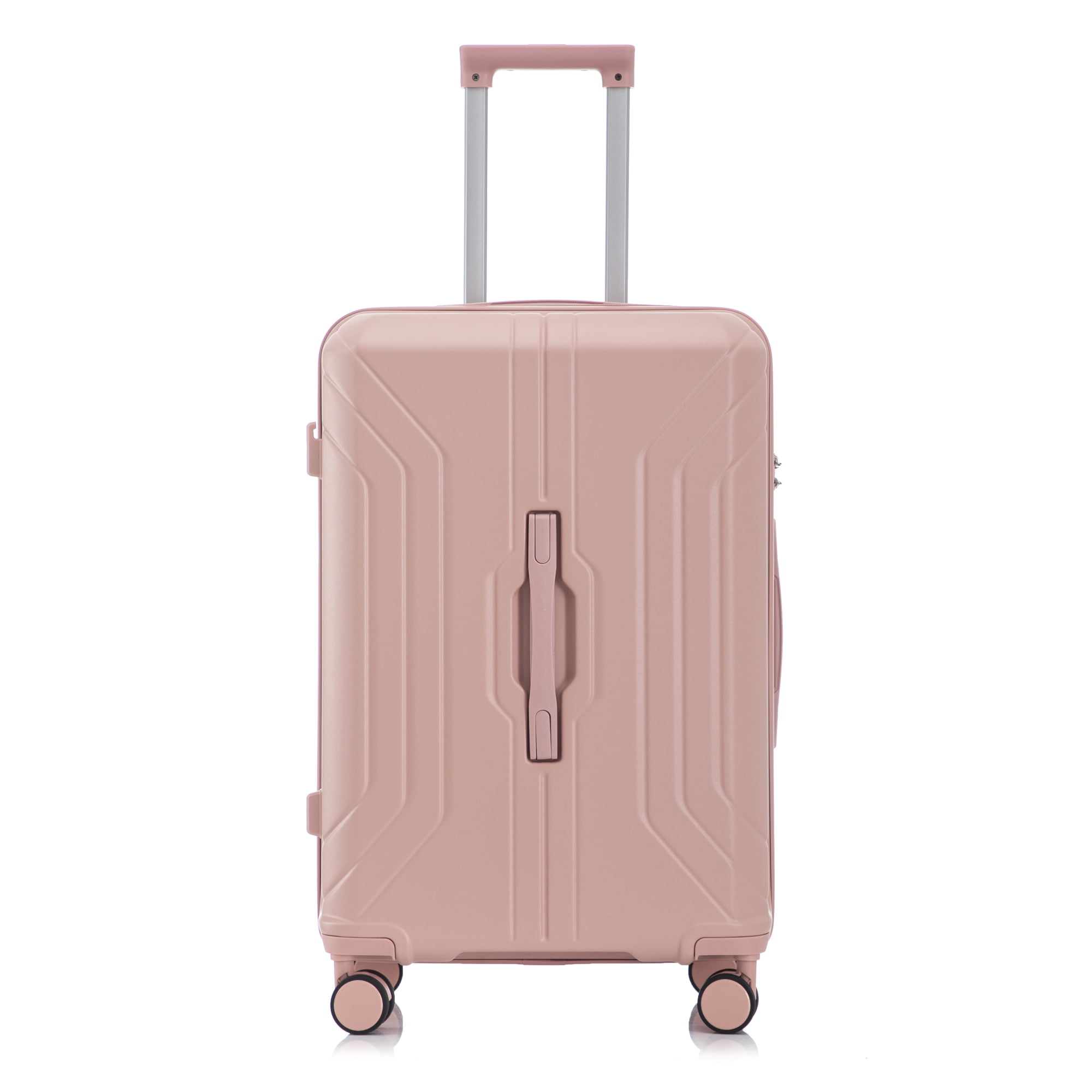 ABS Spinner Wheel Luggage, Carry on Suitcase with TSA Combination Lock