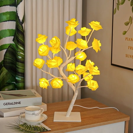 

Detachable Base USB LED Rose Tree Light Decorative Night Light Home Essentials