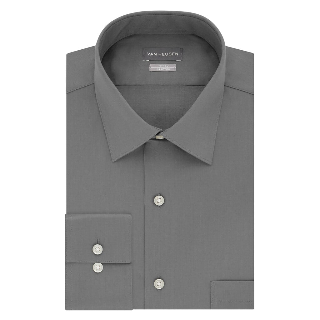 van heusen lux sateen dress shirts