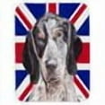thumbnail image 2 of Caroline's Treasures Blue Tick Coonhound with English Union Jack British Flag Glass Cutting Board Large Size, 2 of 2