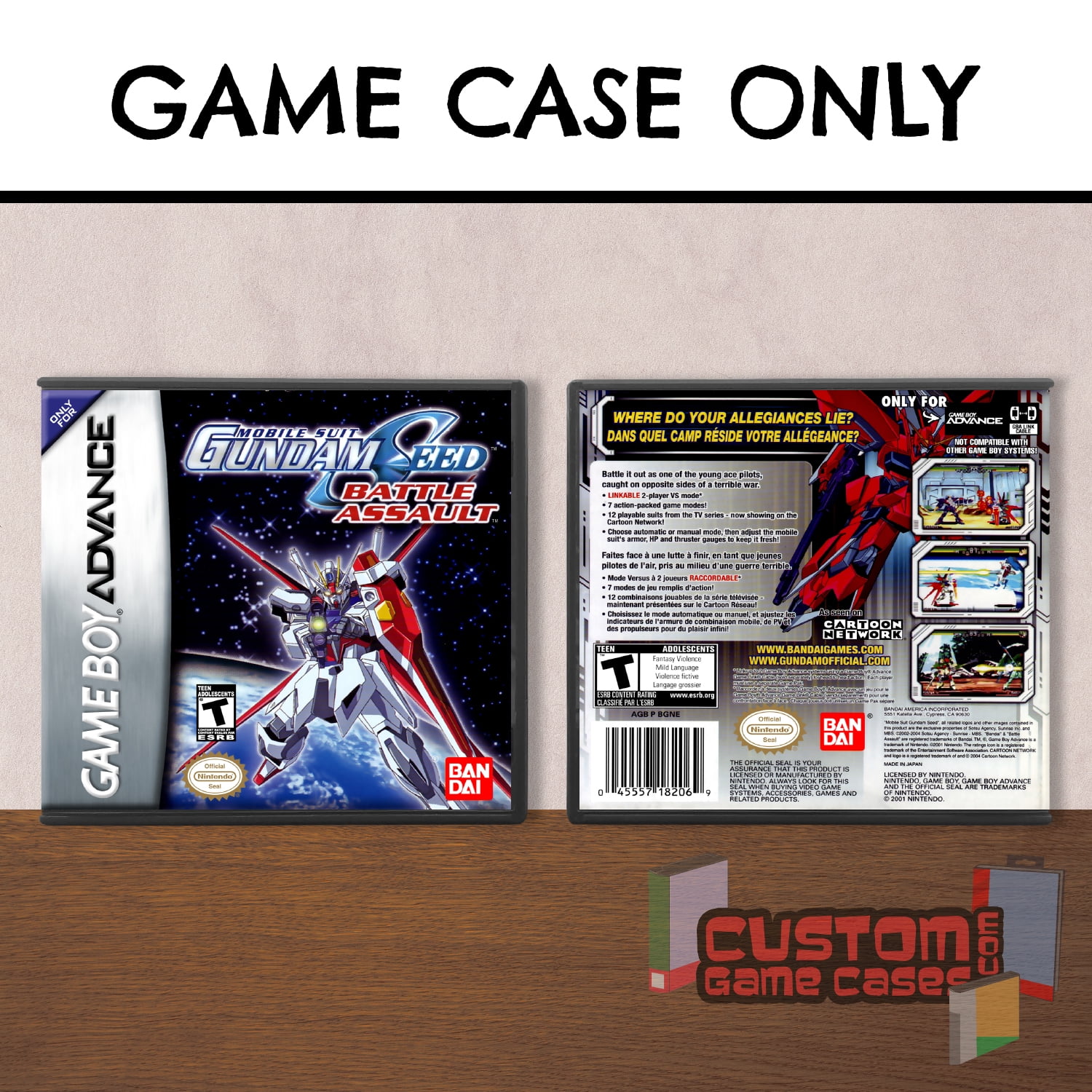 Gundam Seed: Battle Assault - (GBA) Game Boy Advance - Game Case with ...