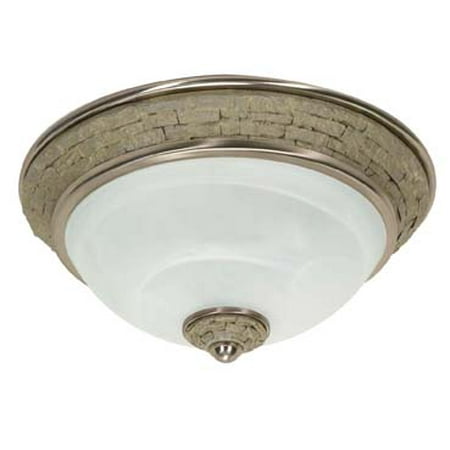 Nuvo 60 2489 Rockport Milano Ceiling Medallion Lighting 14in