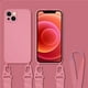 thumbnail image 2 of Crossbody Lanyard Cord Rope Strap Necklace Case For iPhone 11 12 13 14 15 Pro Max Mini XS X XR 7 8 Plus SE Liquid Silicone Cover, 2 of 5