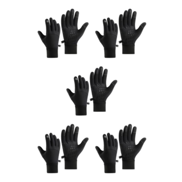 Eigraketly Guantes térmicos impermeables y resistentes al viento para condiciones extremas de invierno Guantes para pantalla táctil Negro M Type2 NO2