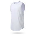 thumbnail image 5 of Ramiter Men's Casual Tank Tops Sleeveless Lightweight Tank Mens Tank Top Undershirt White,XL, 5 of 7