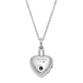 thumbnail image 2 of Sentimental Expressions Sterling Silver Antiqued Heart Remembrance Ash Holder 18in Necklace, 2 of 5