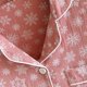 thumbnail image 3 of Pijamas Navideñas Conjuntos de 2 piezas para mujer Ropa de estar por casa con estampado de hojas y flores Ygjytge Rosa claro*Nieve T XXL para Mujer, 3 of 9