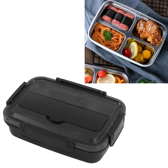 Bento Box, Maintain Food Flavor Food Containers  For Picnic Black