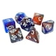 thumbnail image 2 of Juego de 7 dados de fantasía, dados poliédricos grabados en colores lisos surtidos, para juegos Estilo B, 2 of 6