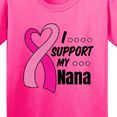 thumbnail image 4 of Inktastic Breast Cancer Awareness I Support My Nana with Pink Ribbon Youth T-Shirt, 4 of 5