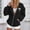 Noir, variante sur Chandails à Capuchon Tendance pour Femmes, Chandails Décontractés à Fermeture Éclair, Vestes Légères à Cordon, Style d'Automne, Mode avec Poches pour un Usage Quotidien