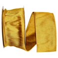 thumbnail image 1 of Reliant Ribbon 92975W-035-40H 20.5 in. 20 Yards Dupioni Supreme Wired Edge Ribbon, Gold, 1 of 1