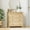Natural Wood Color 3 Dou, variant on Panapinka Modern Fluted Nightstand, Wooden Chest of Drawers, Storage End Table Organizer for Bedroom, Living Room, Hallway, Walnut