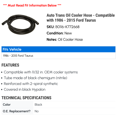 thumbnail image 2 of Auto Trans Cooler Hose - Compatible with 1986 - 2015 Ford Taurus 1987 1988 1989 1990 1991 1992 1993 1994 1995 1996 1997 1998 1999 2000 2001 2002 2003 2004 2005 2006 2007 2008 2009 2010 2011 2012, 2 of 2