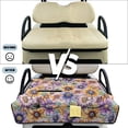 thumbnail image 6 of Yuyamidu Boho Mandala Flower Golf Ball Golf Cart Seat Cover for Women Colorful Floral Golf Cart Seat Towel Blanket Portable Golf Cart Seat Towel with 4 Pockets Fits 2-Seat Golf Carts, 6 of 7