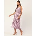 thumbnail image 5 of Moomaya Women's Printed Sleeveless Chic Dress, Square Neck, Strap Midi Dress, 5 of 8