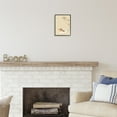 thumbnail image 3 of Stupell Industries Beige Summer Sunbathing Girl Coastal Painting White Framed Art Print Wall Art, 3 of 5