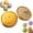 Yellow, variant on Dumpling Squishies Toy, Mega Rainbow Bao Bun Stress Relief Ball with Steamer Box, Large Sensory Fidget Toy for Adults & Kids