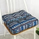 thumbnail image 1 of Nvzi Bohemian Soft Patio Chair Pads Indoor Office Home Kitchen Square Dining Chair Cushion Pillow Blue 18x18x4, 1 of 5