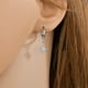 thumbnail image 5 of Pendientes de Luna y Estrella Minnieouse Joyería Irregular Brillante para Niña, 5 of 6