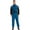 Navy Blue, variant on TiaoBug Men's Overalls Long Sleeve Front Zip Color Block Racing Driver Jumpsuit for Carnival Themed Parties Black L